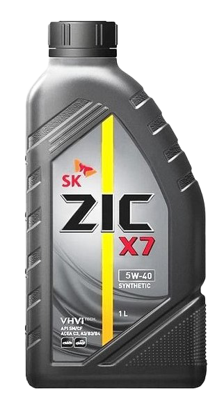 Моторное масло ZIC X7 5W-40, 1л (ZIC: 132662)